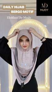 MURVI HIJAB-MUDY/HIJAB BERGO INSTAN SUBLIM PRINTING AMANDA