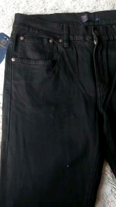 EMBA - Celana Panjang Pria EMBA JEANS Bahan Premium Model Reguler Fit Warna Navy Dan Hitam Jeans