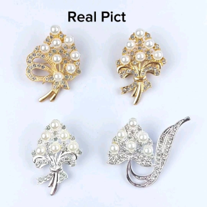 Bros / Hijab / Blazer / Pashmina / Kebaya / Bros Premium / Hadiah / Souvenir / Mutiara Tangkai 5 Model