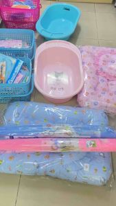 เซ็ทเตรียมคลอดที่นอน+อ่าง+มุ้ง 66 ชิ้น ราคา 1569 บาท