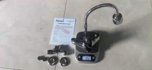 Vòi rửa chén bát nóng lạnh chất liệu đồng mạ crom bóng