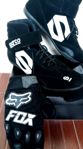 PAKET SEPATU DRAG + SARUNG TANGAN + TAS SEPATU PAKET TOURING SEPATU MOTOR BERKENDARA