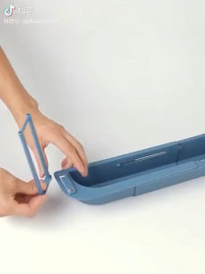 水槽沥水置物架 (1个) Retractable kitchen drain rack厨房可伸缩沥水架✨锅擦擦✨抹布都能整齐划一✨还能沥水😍 颜色随机