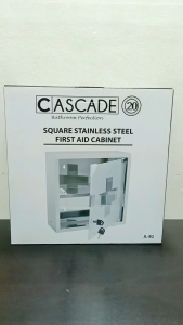 Stainless Steel First Aid Cabinet 30x30x12cm