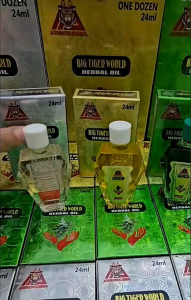 COMBO 2 HỘP DẦU GIÓ XANH THÁI LAN TIGER BRAND MEDICATED OIL 24ML --  CHÍNH HÃNG  - Hiệu quả tức thì – Giảm đau nhanh -- Dễ mang theo  MÔ TẢ SẢN PHẨM:  Thương hiệu: Tiger Brand (Thái Lan)