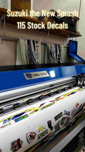 SUZUKI THE NEW SMASH 115 STOCK DECALS (WATERPROOF LAMINATED NO FADE)