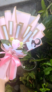 Buket Hari Guru/ Buket Kosongan Snack/ Kopi/ Foto/ Coklat/ Guru Perempuan/ Gratis Kartu Ucapan