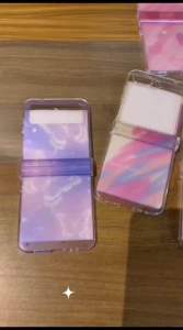 0603 VVV CASE 360 HARDCASE GAMBAR ABSTRAK MIKA cover for hp SAMSUNG FLIP 3 4 5 6 casing full cover gambar lover butterfly akrilik Acrylic