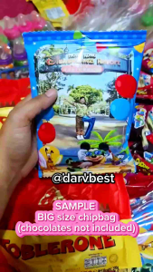 Chip bag personalized customized kids birthday giveaway souvenir boys themed