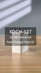 XUNDD XDCH-127 22.5W Universal Fast Charging Kit for All Brands of Mobile Phones with Type-C Data Cable