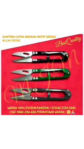 ( Best Quality ) Gunting Potong Benang Motif Gerigi / Cekris Cutter  M.J.M-70705 ( kelengkapan mesin jahit )