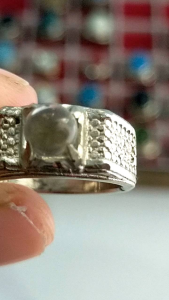 Natural lipan Kinyang air / cincin batu akik Natural pria wanita