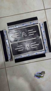 iconblue88 1 set Sepasang Depan Belakang Cover Dudukan Plat Tempel Model Frame Perekat Universal