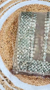 Gorgeous Soft Heavy Net Sequence Work Saree with Fancy Tussle attached at Border Pallu (Pre-Order: 2/3 Weeks Delivery) HR160725