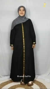 GAMIS ABAYA DUBAY RENDA BORDIR KHAS KAIN YOURIST PREMIUM TERBARU