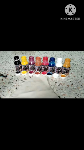 Cat Kulit Permanen Warna Coklat Tua Isi 50ml & Cat untuk Semua Bahan Kulit