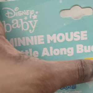 DISNEY BABY OBALL MINNIE MOUSE RATTLE ALONG BUDDY 12418