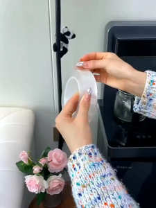 Băng keo Siêu Dính băng keo Nano Đa Năng 2 mặt Trong Suốt Dày 2mm chất liệu acrylic dán mọi vật dụng