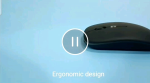 Mouse Wireless Rechargeable Led RGB 2.4G 800/1200/1600DPI Dual Mode Led Untuk PCLaptop