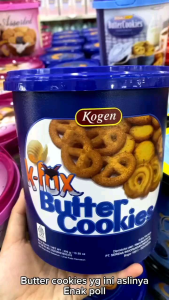 Kue Kering Khas Indonesia: Biskuit Butter Kogen K-Fox 300 Gr