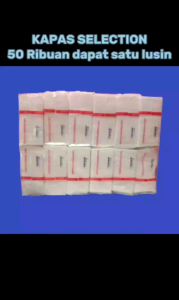 12 Pack KAPAS 35 GR SELECTION FACIAL COTTON KAPAS KECANTIKAN