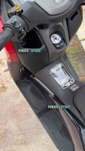 Yamaha NMAX155 V2 Fuel Tank Cover NMAX 155 Petrol Cover Transparent Clear Smoke Tank Gas Cover Nmax Tutup Minyak Aerox Penutup Minyak Tangki Cover