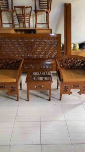 Kursi Teras Kartini Kurti Teras Murah Kayu Jati Asli Mebel Jepara