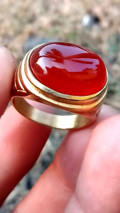 CINCIN BATU AKIK SULAIMAN MADU KRISTAL NATURAL