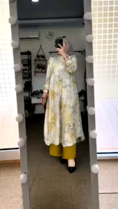 NEW SET LONG ALUNA VIRAL SETELAN TUNIK WANITA TERLARIS ONESET MIDI KULOT KEKINIAN SET OOTD