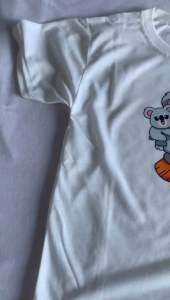 Kaos oblong anak perempuan laki laki usia 2-10thn atasan lengan pendek anak cewek cowok