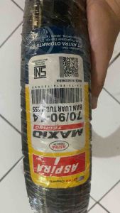 Ban Motor Matic Merk Maxxio Size 70/90-14 Type Tubeless All Matic Standar