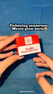 SUNSCREEN MAXIE Beautiful Sunscreen glow Sunscreen Tabir Surya