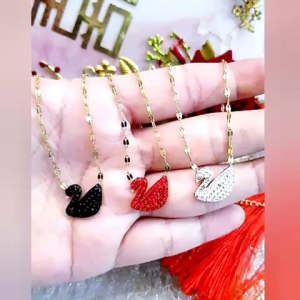 Kalung Titanium Motif Angsa