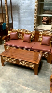 Kursi Tamu Sudut Bagong | Kursi Tamu Ukiran Minimalis | Kursi Tamu Jati Murah