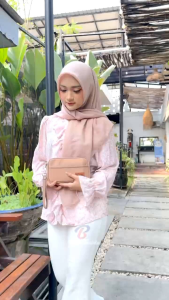 OLIVIA BY ELITE X BIRU TSABITA Bahan Chocoly Waterproof 2 Kantong Multifungsi