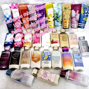 Guaranteed Authentic Bath and Body Works Lotion Body Cream Gingham A Thousand Wishes Dark Kiss Into The Night Strawberry Pound Cake Sweet PeamButterfly Cucumber Melon