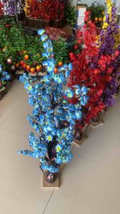 Bunga Sakura Sudut Ruangan Tinggi 135cm // Fullset