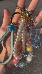 Rantai Telefon Buatan Tangan Pop Bean Tulen /Authentic Pop Bean Handmade Phone Chain Pendant Rantai Telefon Buatan Tangan Pop Bean Tulen - Wendy