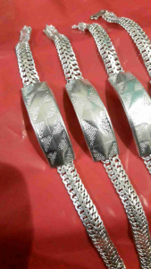 Gelang Simple Dewasa Perak Asli