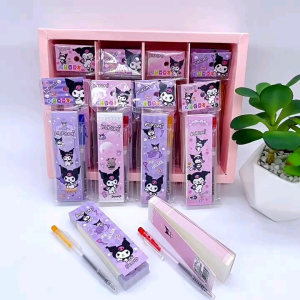AT-11833 memo paper book with pen cute kuromi notepad memo book spelling ejaan buku 笔记听写簿