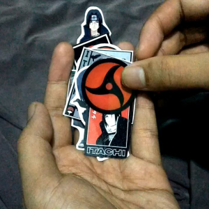 Stiker Bahan Vinil Anti Air Anime Naruto Series untuk Laptop & Handphone
