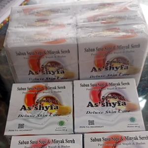 Sabun Susu Sapi dan Minyak Serah untuk Perawatan Kulit Wajah dan Badan Asshyfa Deluxe Skin Care 80 Gram