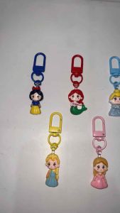 Gantungan Kunci Karakter Princess Keychain Ariel Snow White Elsa Frozen Cinderella Aurora Putri Salju Ganci Bagcharm Tas Gantungan