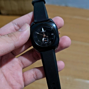 Jam Tangan Fashion Wanita F0551L Tanggal Aktif / Jam Tangan Kasual Wanita Strap Rubber Body Kotak - Jam Tangan Wanita Korea Style Anti Air Free Baterai Cadangan