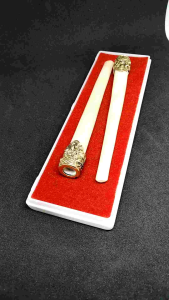 Pipa Sedotan Tulang Kerbau Variasi Alpaka Ukir A32