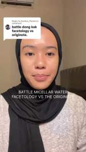 Facetology Triple Care Hydra Cleanse Micellar Water 300 ML 100ML Pembersih Wajah Sensitive Skin Pembersih Make Up Tanpa Bilas