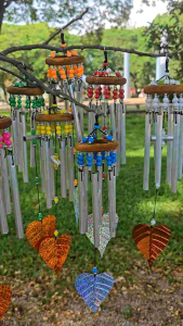 โมบายกระดิ่ง ลูกปัดสีล้วน (เลือกสีได้) - โมบายแขวน