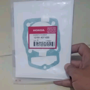 Gasket Cylinder Paking Blok Cylinder 12191-437-020 GL Max Megapro Tiger Original Honda