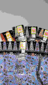 Sarung Batik Wanita Cap Dua Daun Kain Sarung Ibu Melahirkan Sarung Cap Cent Santriwati Batik Cirebonan Katun Halus