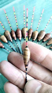 ทุ่นตกปลา ทุ่นสปิ๋วเปอะ สำหรับตกปลา ทุ่นจิ๋วขนาดเล็ก 10cm หัวลูกหมุนไหลง่าย